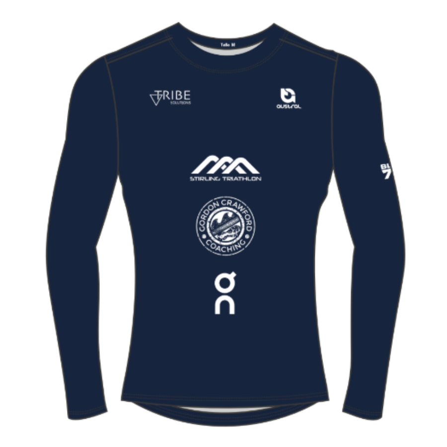 GC Coaching Austral LS Performance Tee - Navy