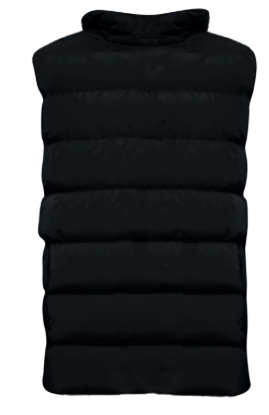 Simply Black Austral Puff Vest