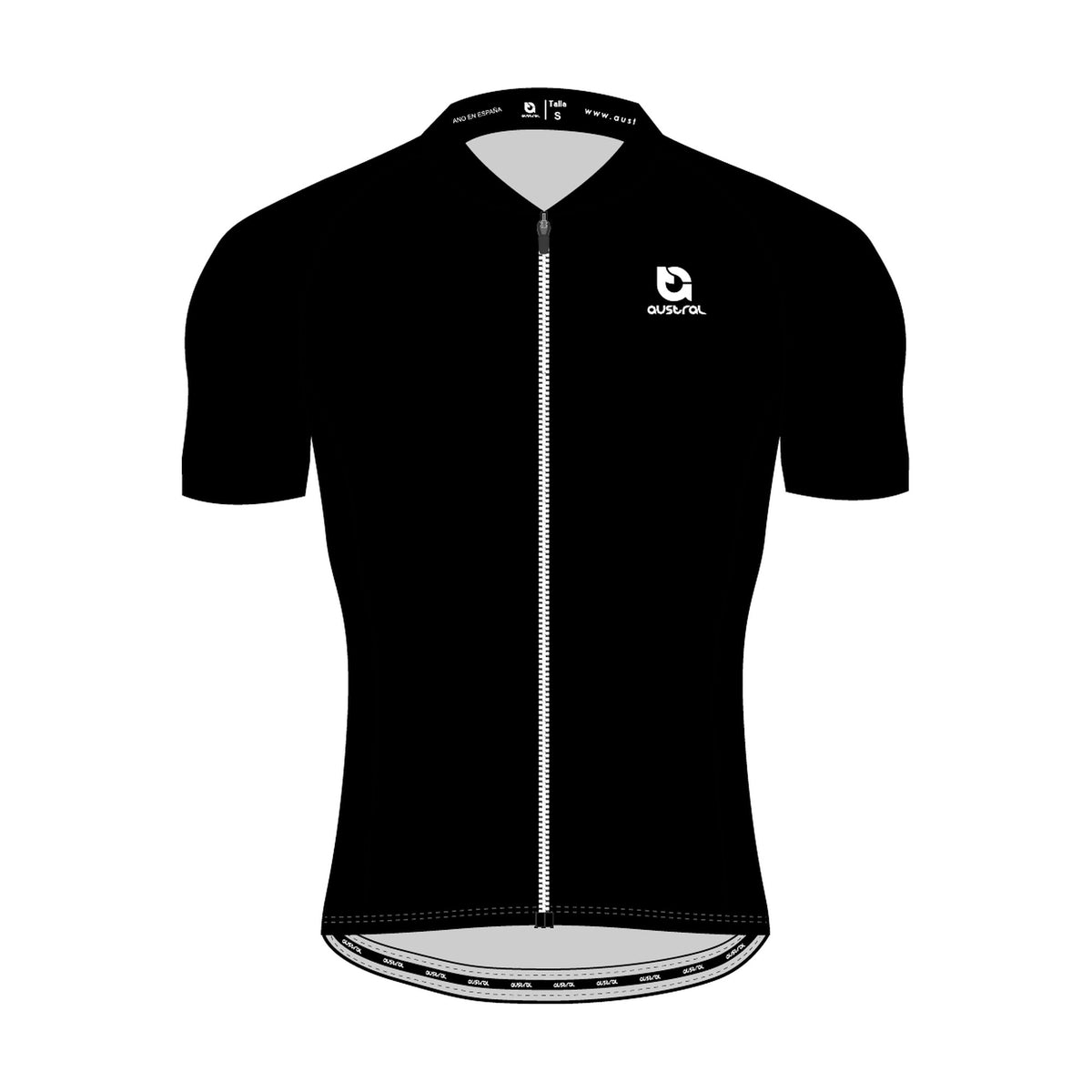 Austral Black Classico Cycling Jersey