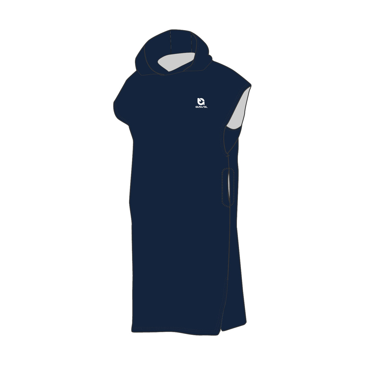 Austral Navy Swim Poncho