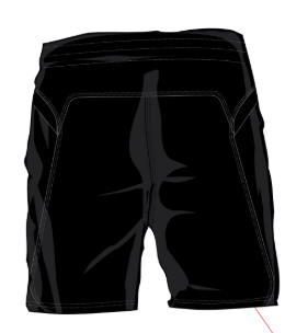Simply Black Austral Training Shorts