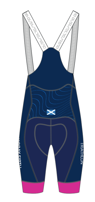Moray Austral Navy Performance Bib Shorts