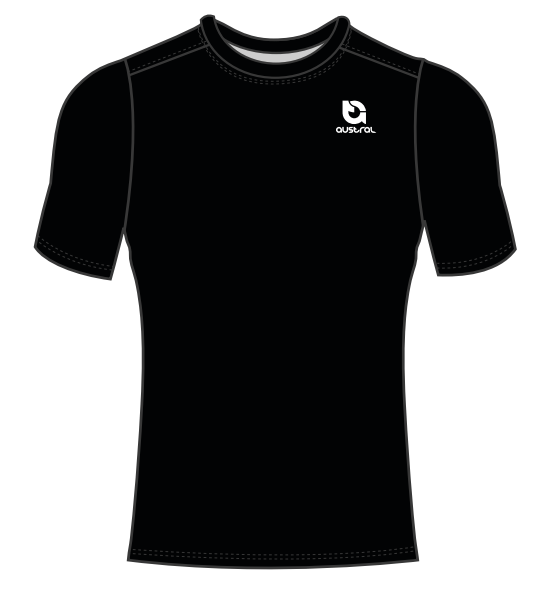 Austral Black Performance Tee