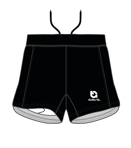 Austral Black Run Shorts