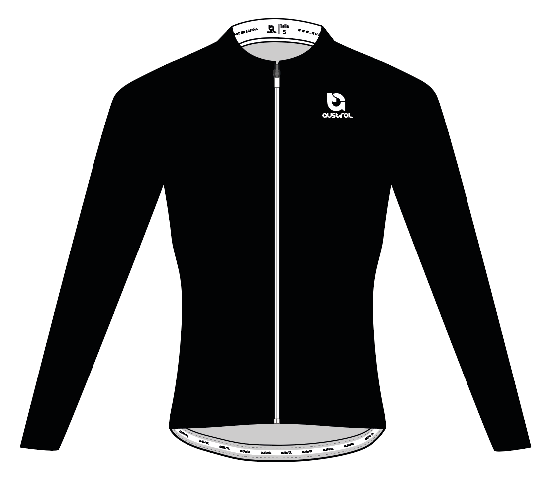 Austral Black Intermediate Cycling Jacket
