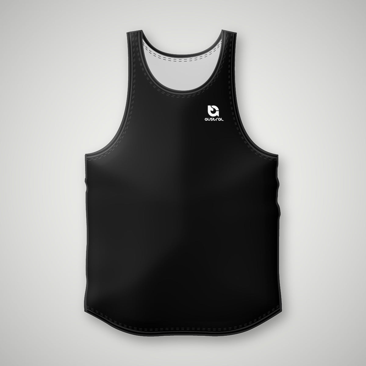 Austral Black Performance Singlet
