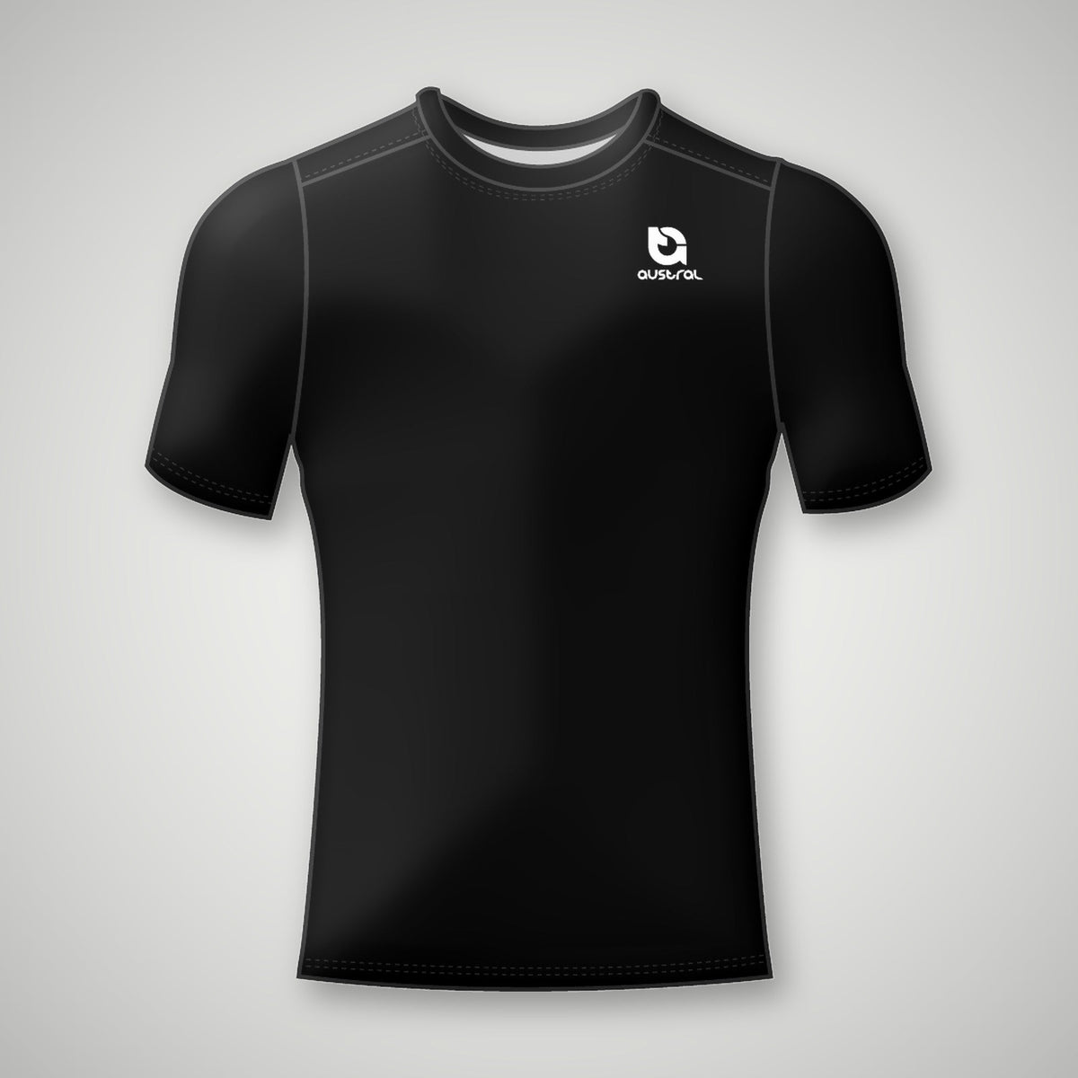 Austral Black Performance Tee