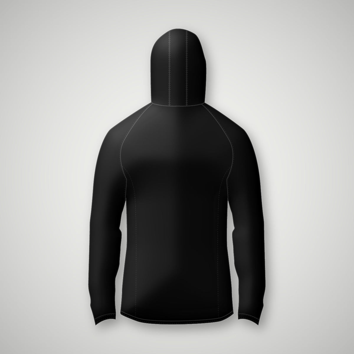 Austral Black Hooded Windbreaker Jacket