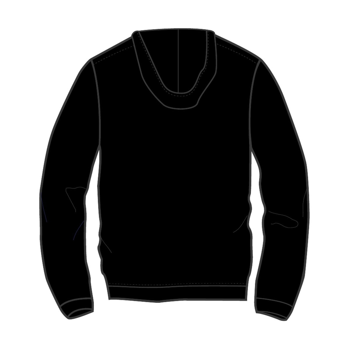 Austral Black Pullover Hoodie