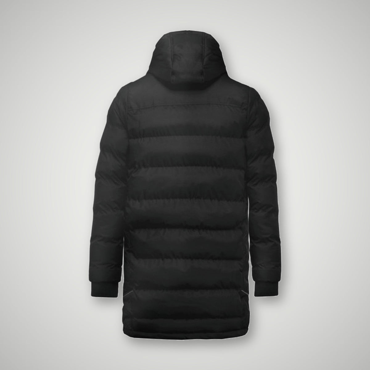 Austral Black Long Puff Parka
