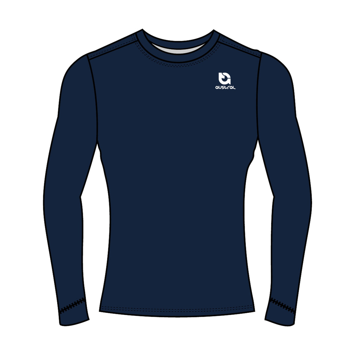 Austral Navy Performance LS Tee