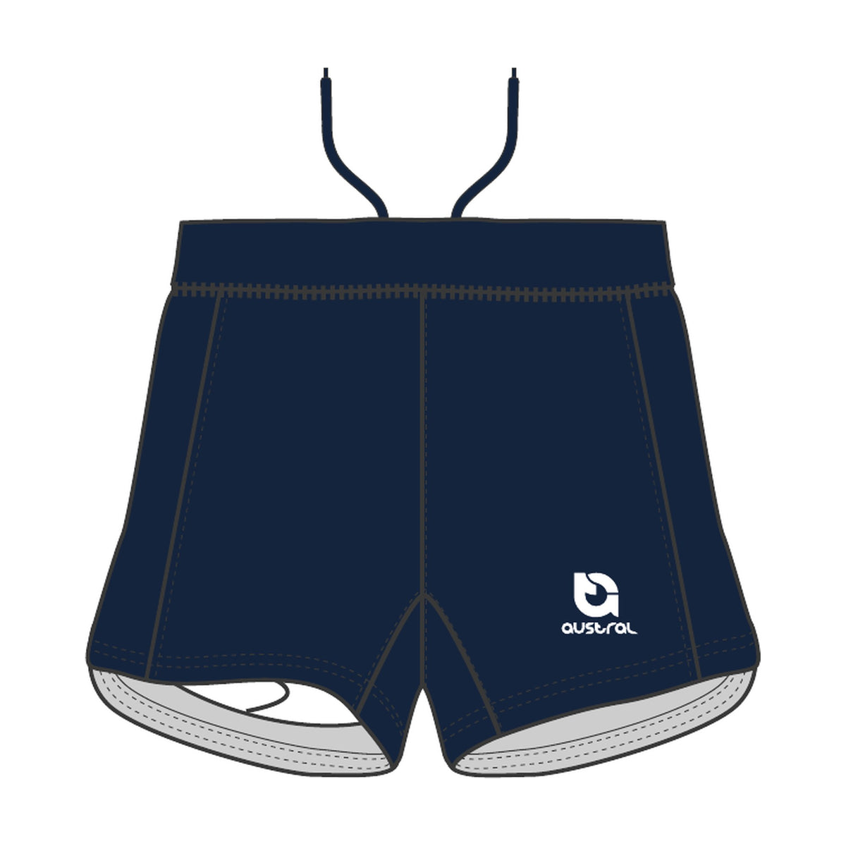 Austral Navy Run Shorts