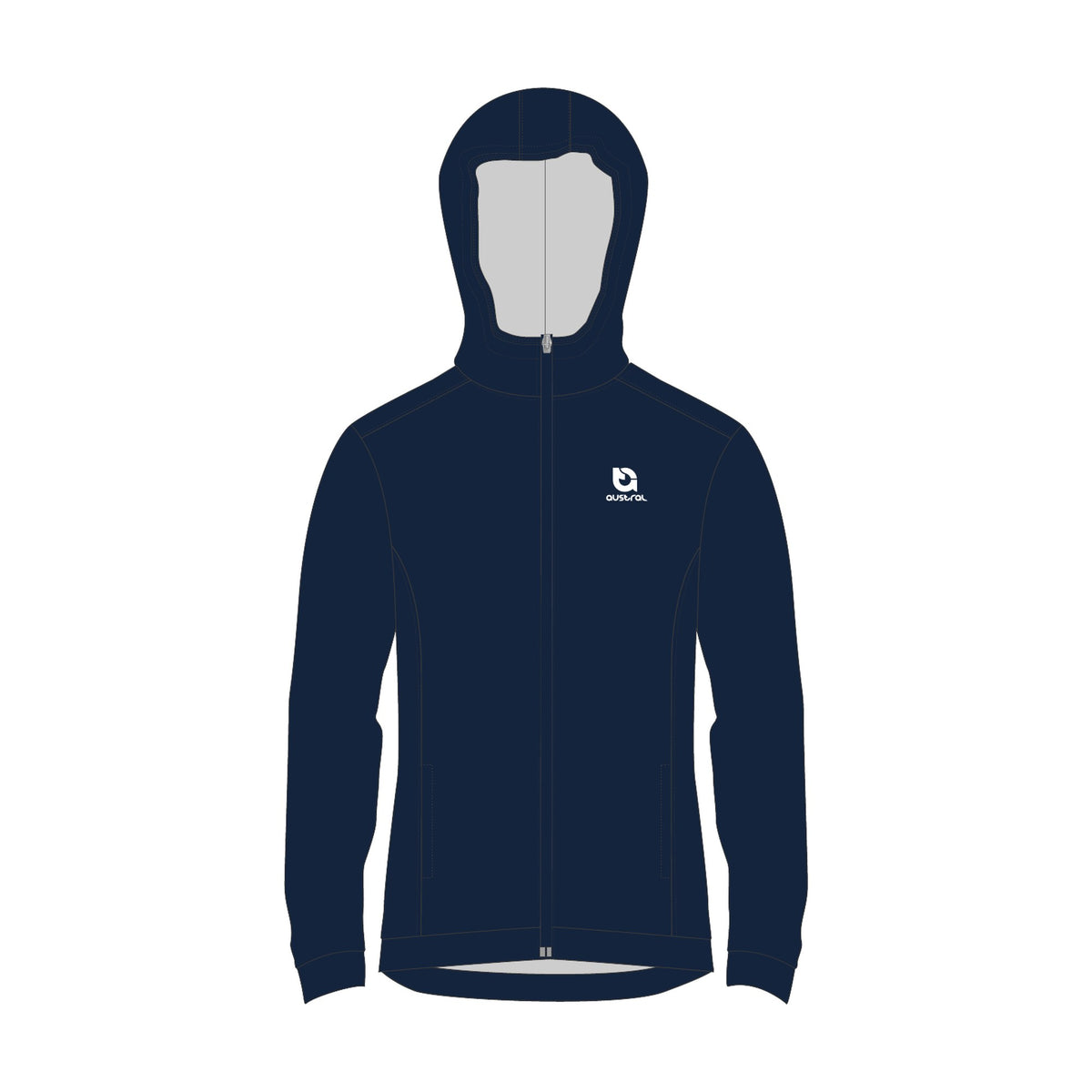 Austral Navy Hooded Tracksuit Jacket